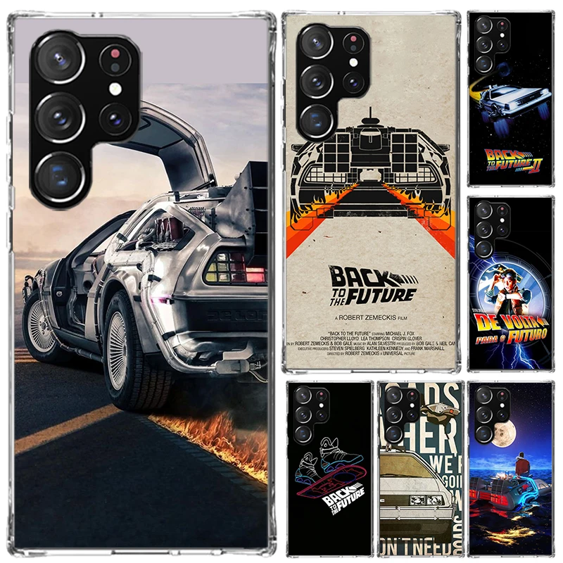 Back To The Future TV Phone Case for Samsung Galaxy S25 S24 S23 Ultra S22 S21 Plus S20 FE S10 + S10E S25U Soft Print Shell S24 S