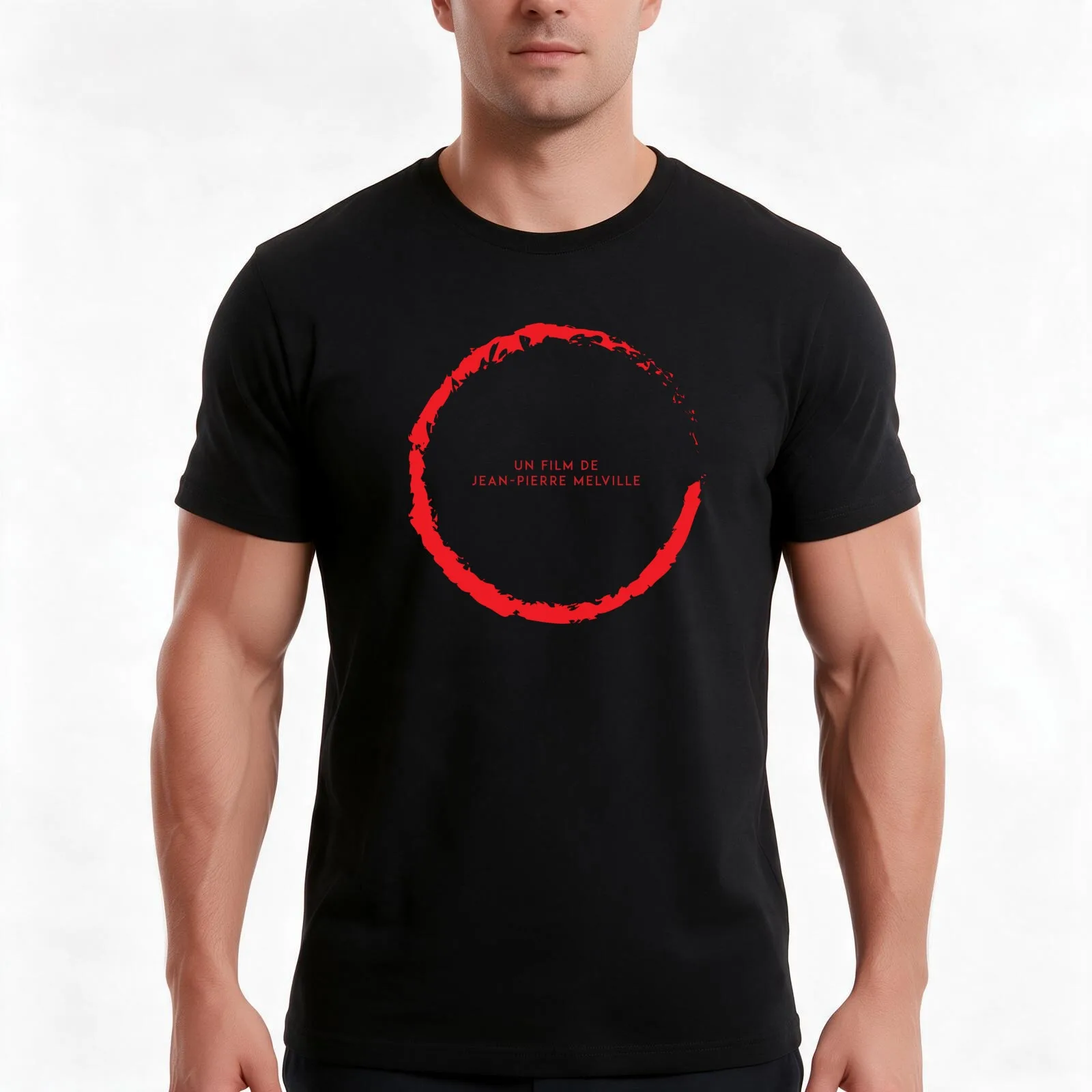 Le Cercle Rouge T-Shirt Summer Casual Cotton Tee Oversized Streetwear Tops Vintage Graphic Print Loose Fit Short Sleeve