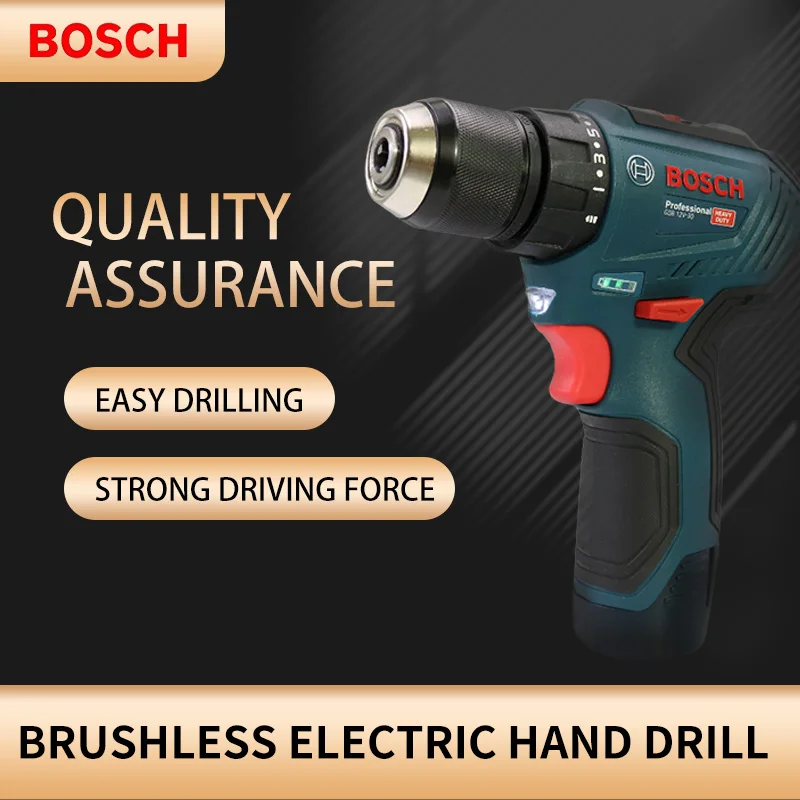 Bosch GSB 12V-30 Electric Drill Professional Heavy Duty Cordless 12V Driver Multifunctional Household Electric Screwdriver