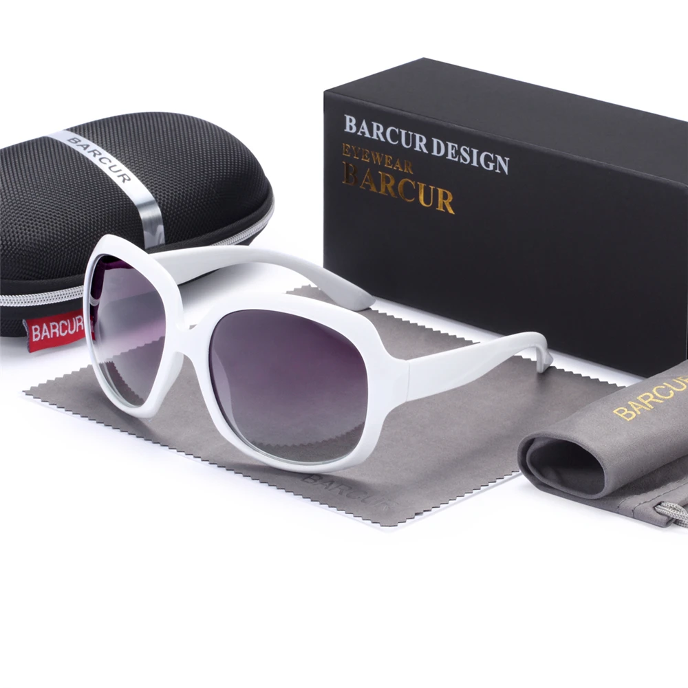 BARCUR Women Classic Polarized Sunglasses Female Light weight Sun Glasses For Women UV400 Protection