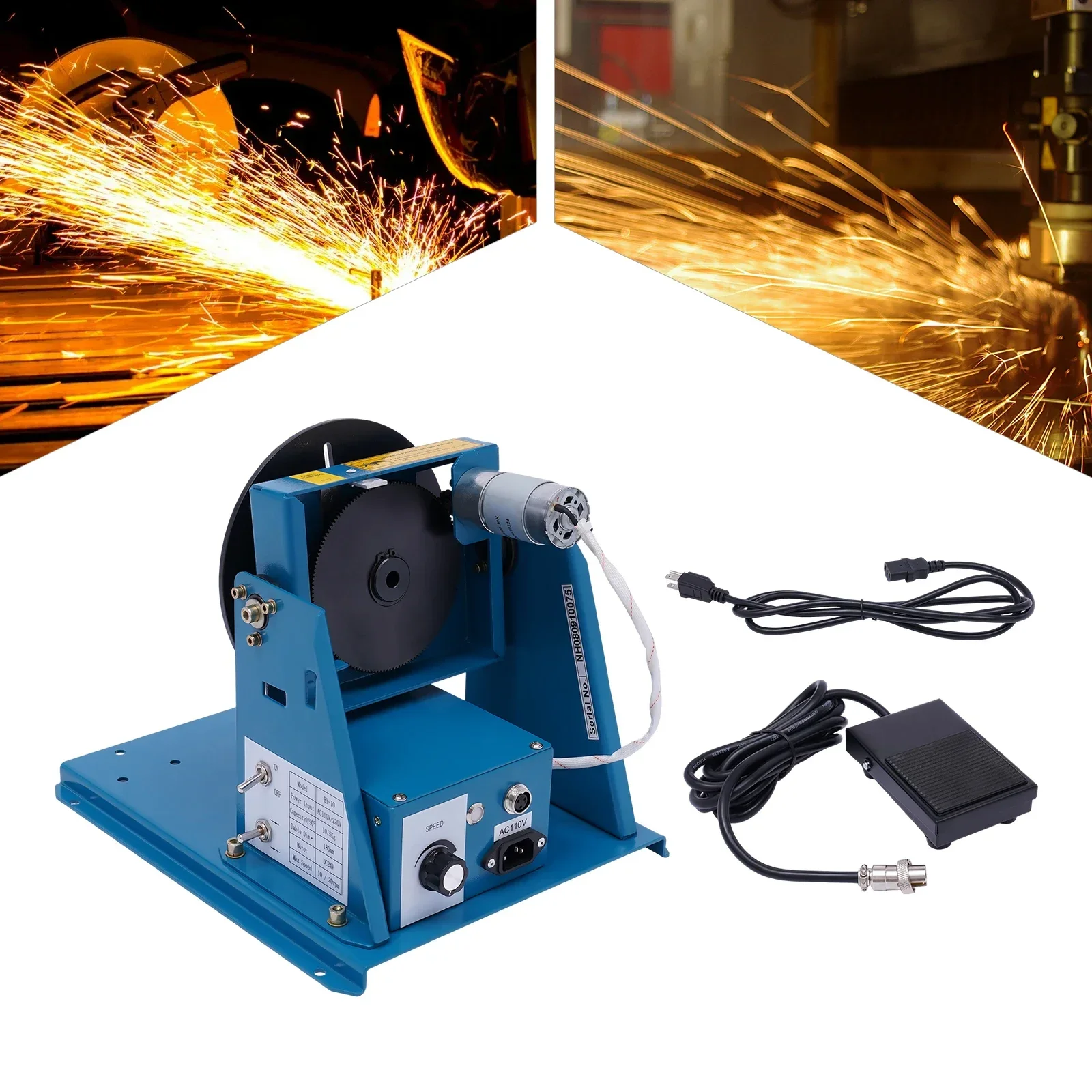 Adjustable Speed Rotary Welding Table Positioner Turntable  Corrosion Resistance Welding Equipment for Cutting and Grinding