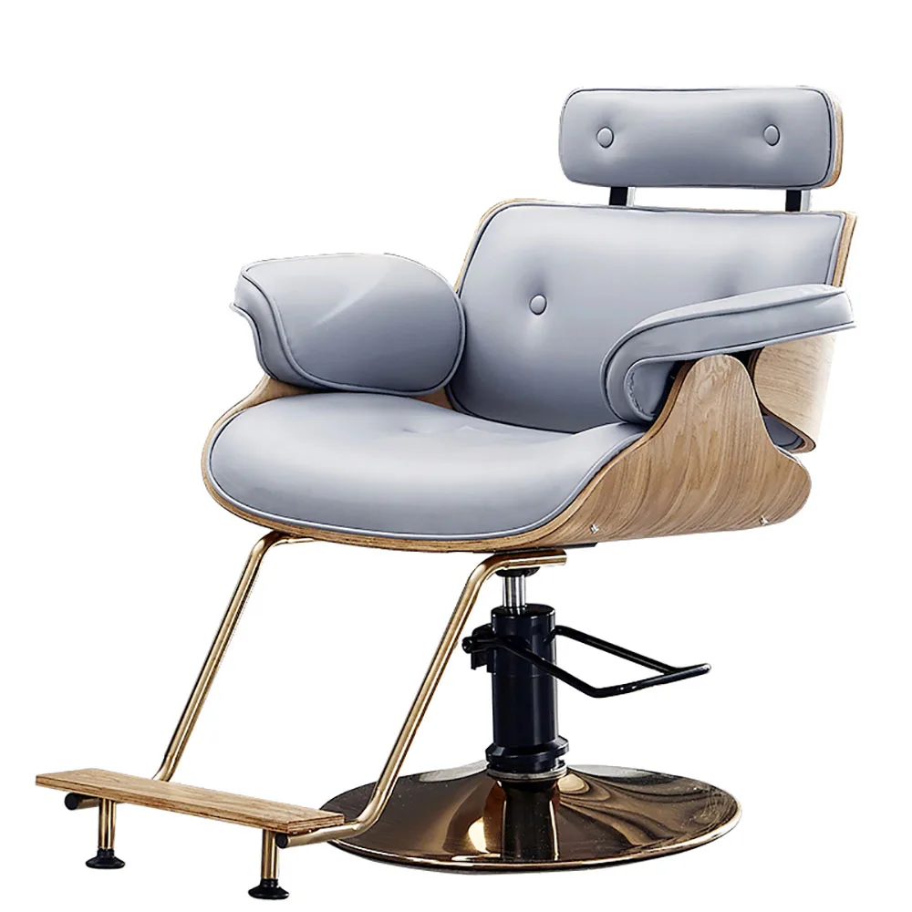 Modern Portable Barber Chair Luxury Trendy Simple Ergonomic Salon Chair Beauty Design Silla De Barbero Salon Furniture