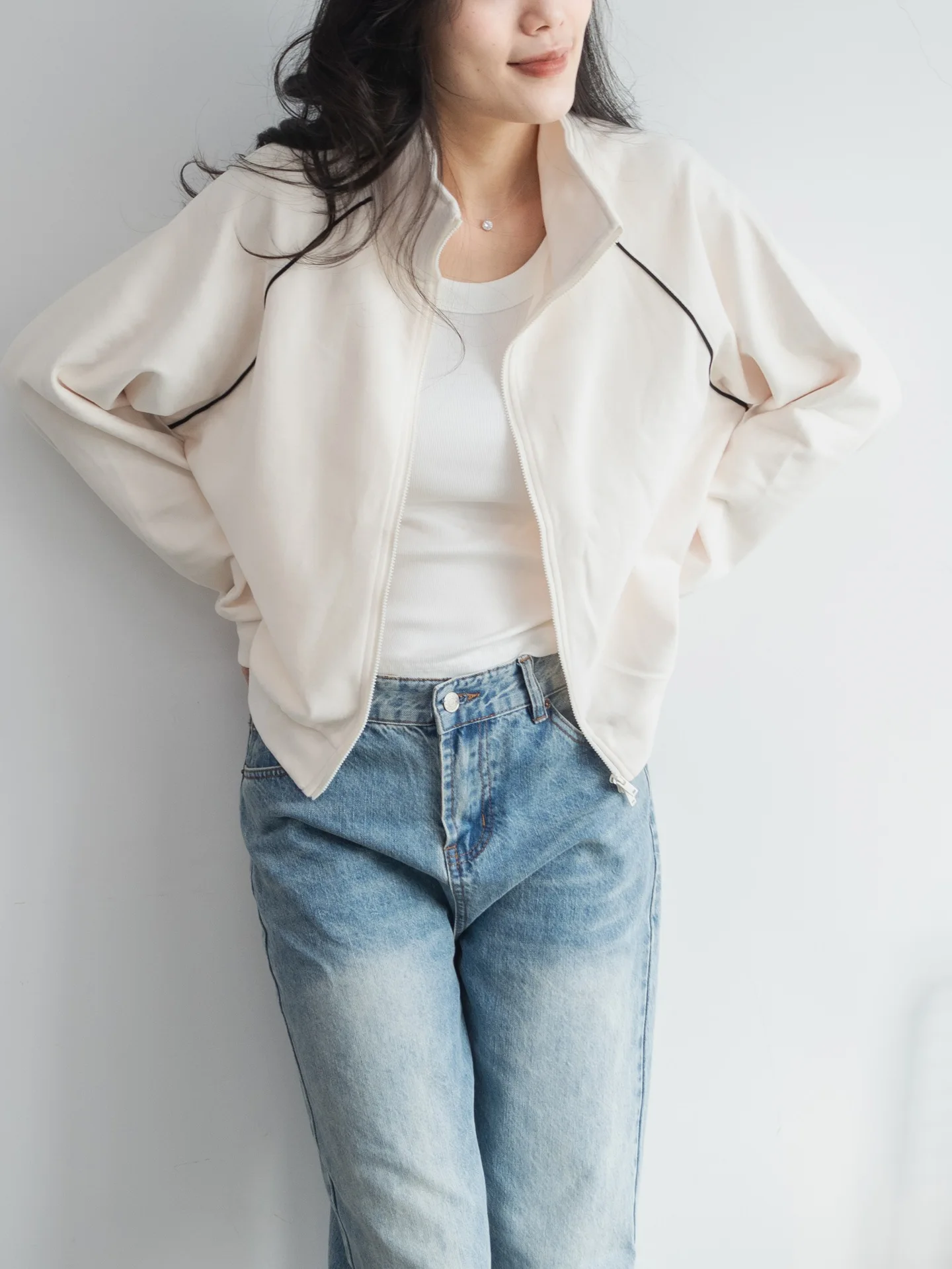 

Новый осенне-зимний женский свободный кардиган на молнии с воротником-стойкой, толстовка, тюнер, удобное дышащее пальто из мягкой ткани