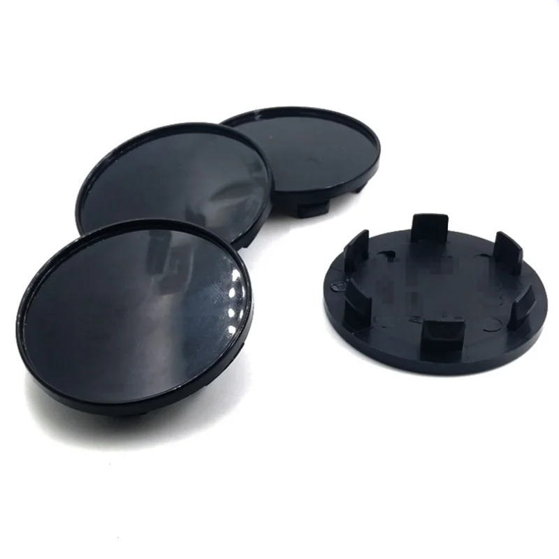 4pcs 60mm 53mm Wheel Center Cap Hubs for W Work Racing T1S F2S D3S W4S V5S Rims Cover No Logo Black Chrome