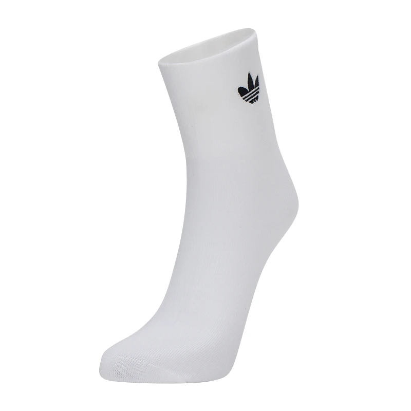Adidas (Adidas) Trefoil Mid-Cut Socken, Unisex-Sportsocken im lässigen Stil, drei Paar Socken Jp1271