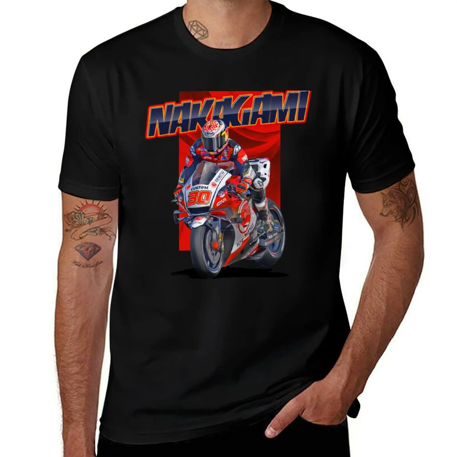 

Nakagami 2 T-Shirt anime figures Clothing football t shirt mens graphic t-shirts funny
