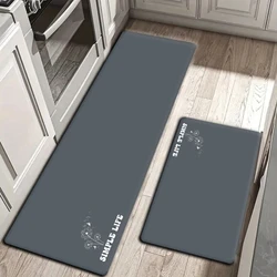 Modern Simple Style Diatomite Carpet Kitchen Bathroom Non-slip Absorbent Quick-drying Floor Mat Washable Dirt Repellent Carpet
