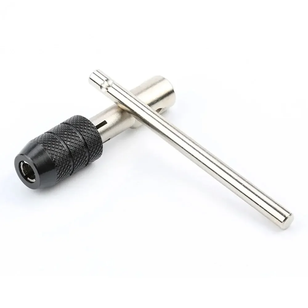 3-6mm T-vormige Tap Wrench 5 st Hand Tap M3-M8 Tikken Schroevendraaier Moersleutel Draad Tikken Handgereedschap Set