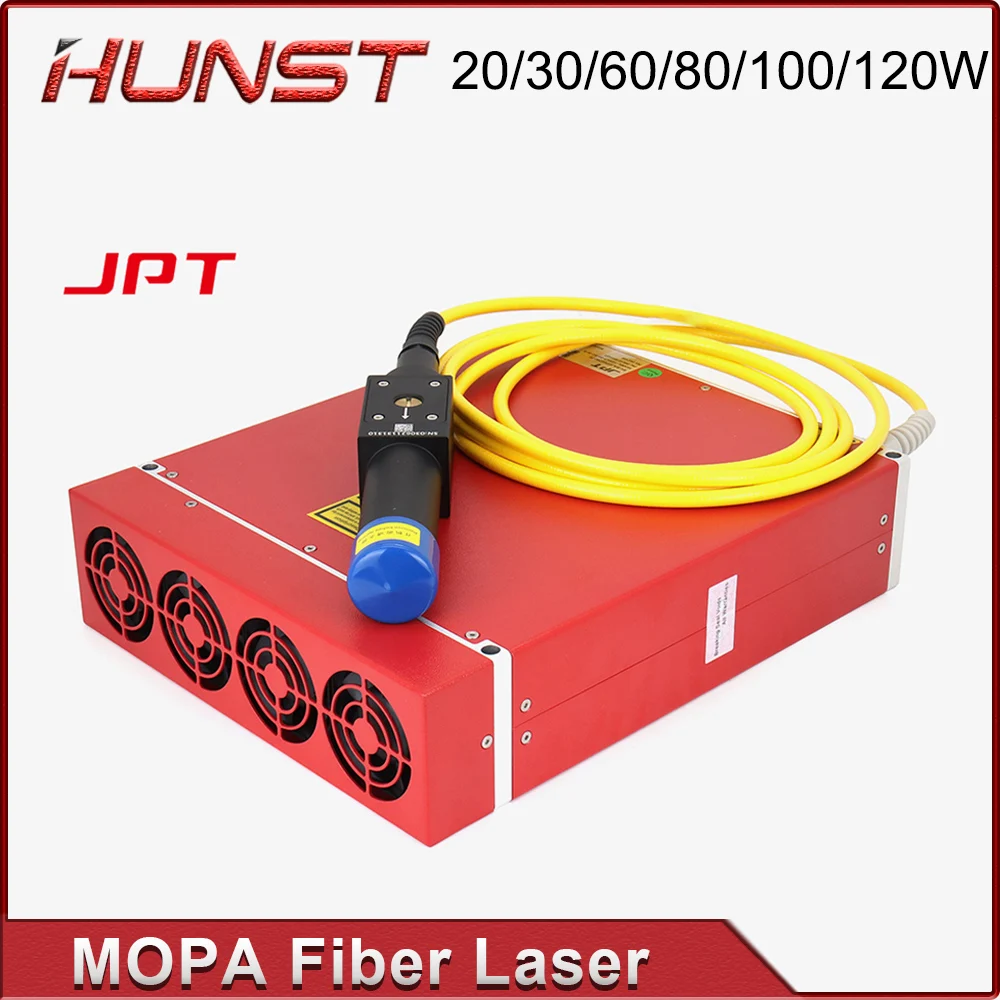 HUNST JPT M7 20-300W MOPA Pulse Width Fiber Laser Module With Red Dot High Quality for Fiber Laser Marking Machine Laser Source