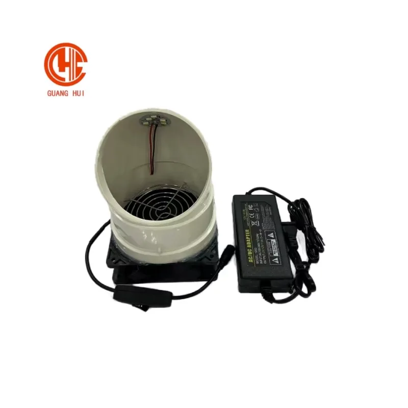 【New】110V-220V Dust Collecting Tool 60W Powder   Jewelry Exhaust Fan With Led Light
