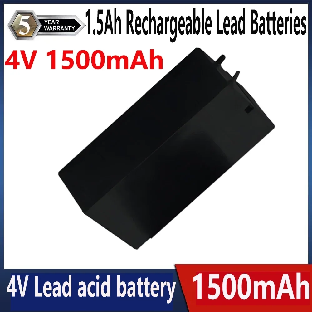 New 4V 1500mAh Storage Battery 1.5Ah Rechargeable Lead Batteries For LED Lamp Headlights Flashlights Electric Mosquito Swatter