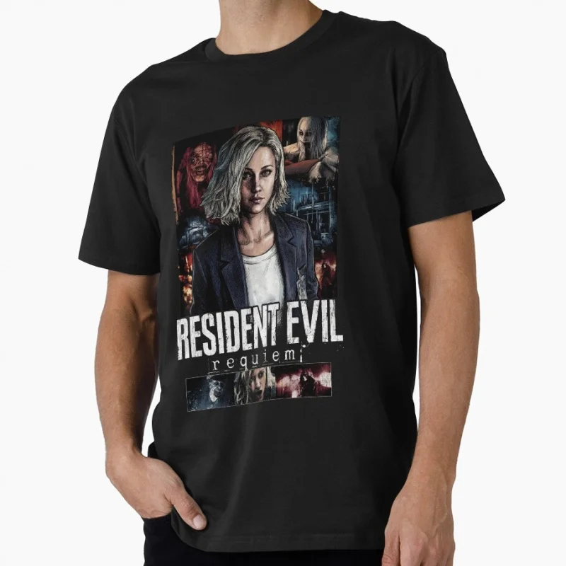 RE Requiem Grace Ashcroft Gameplay Very Bad Day Stealth Resident evil T shirt Unisex Gamer Tee Short Sleeve Graphic clothes