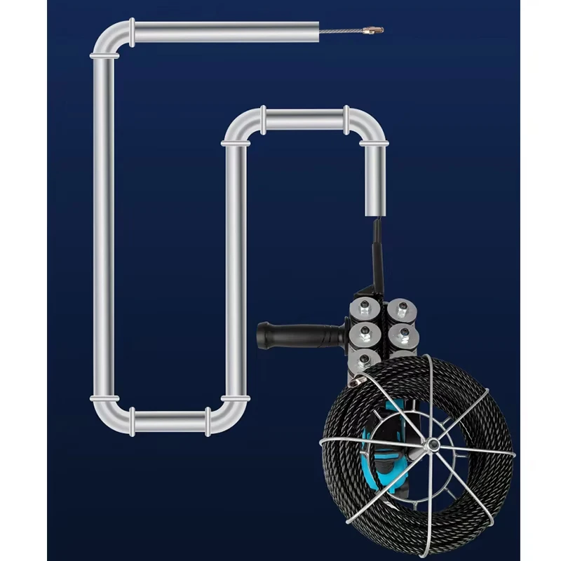 Automatic Electrician Stringing Machine 25M Electric Concealed Wire Pull Wire Guide Tools Threading Wiring Machine For Makita