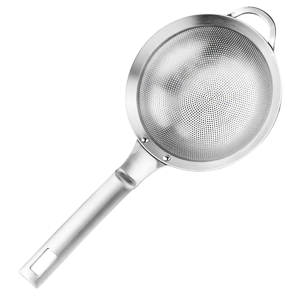 

Stainless Steel Filter Soup Strainer Fine Mesh Soybean Milk Screen Strainers for Kitchen Hand Held Yogurt