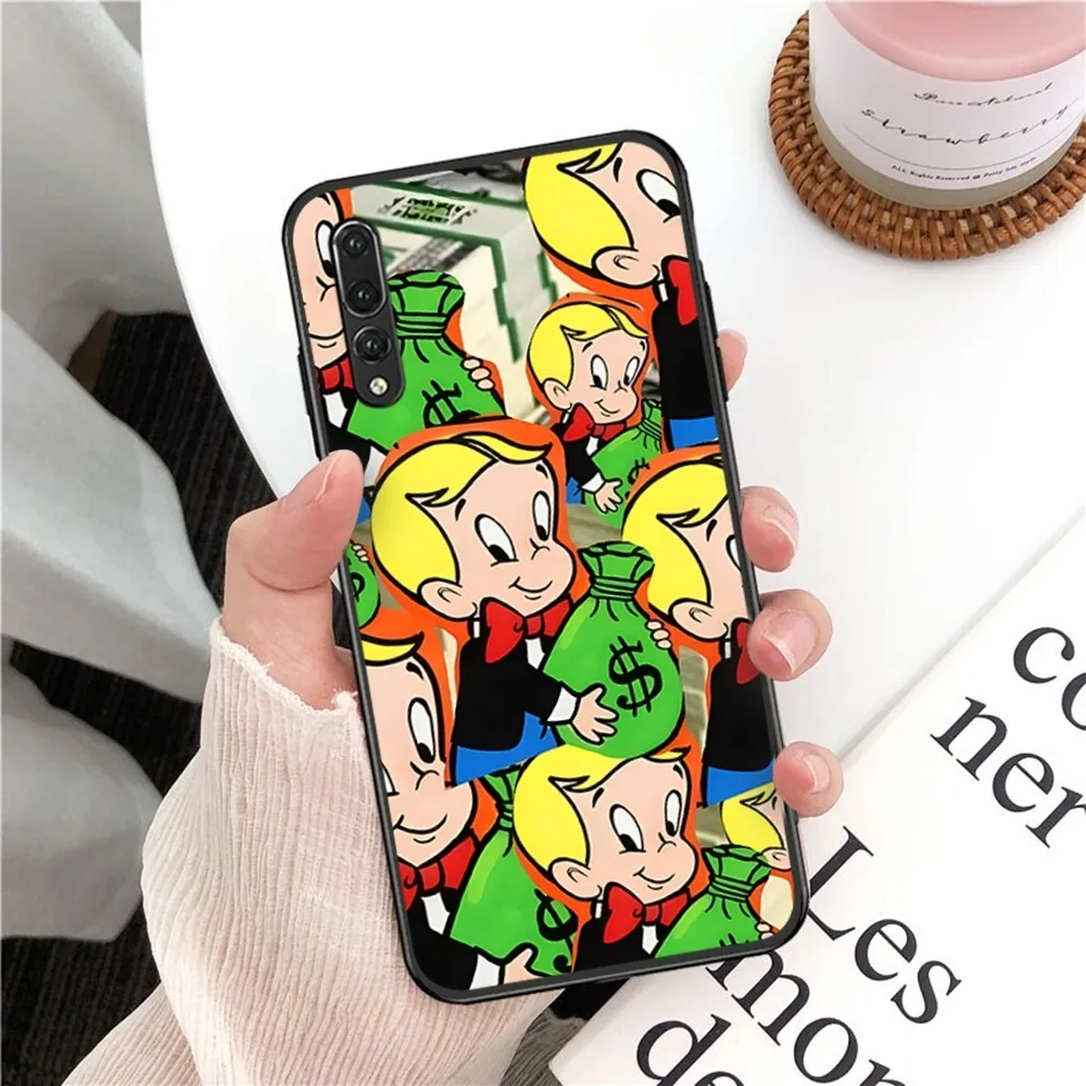 Monopoly Richie Loading Out Bank Phone Case For Huawei P 8 9 10 20 30 40 50 Pro Lite Psmart Honor 10 lite 70 Mate 20lite