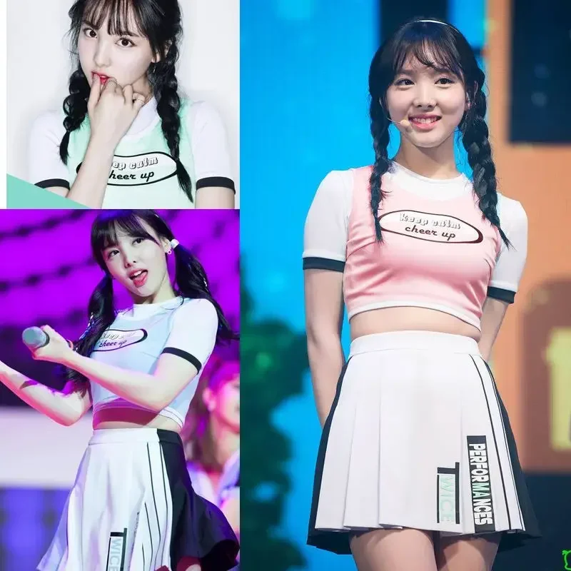 Kpop Idol outfit Hip Hop Cheerleader Dance Donne adulte Danza jazz Sexy Danza coreana Ragazza Bambini performance costume di scena