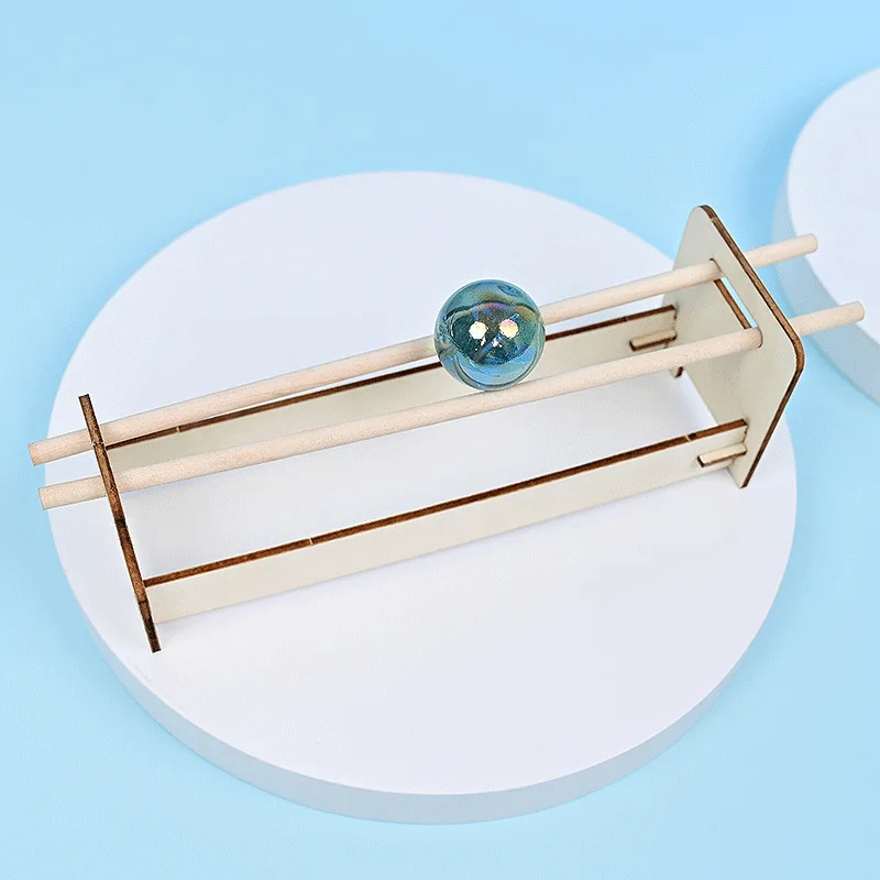 STEM 3D Assembly Double Track Gravity Hill Physics Experiment Kit Primary Students Technology Production Interesting Science