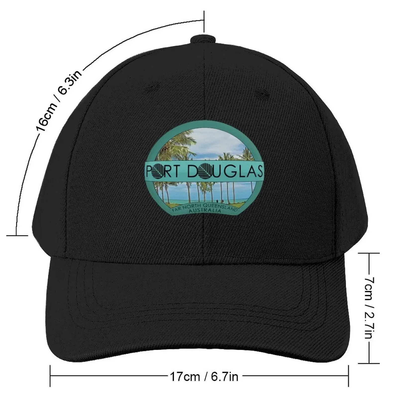 Emblematic Port Douglas 1 Baseball Cap Military Tactical Cap Military Cap Man Fishing Girl'S Hats Men's