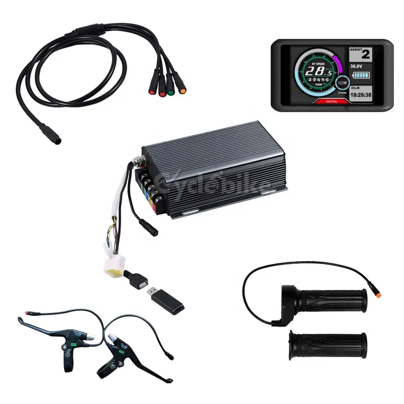 

72v 150A Sinewave Controller 5000W Hub Motor Rear Wheel Electric Bike Kit