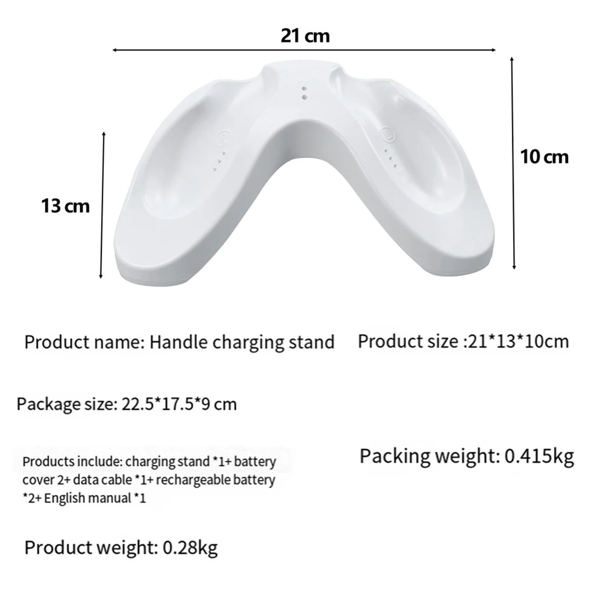 Wireless Charging Dock for 3/ 3S Charger Station Controller Battery Elite Strap VR Accessories