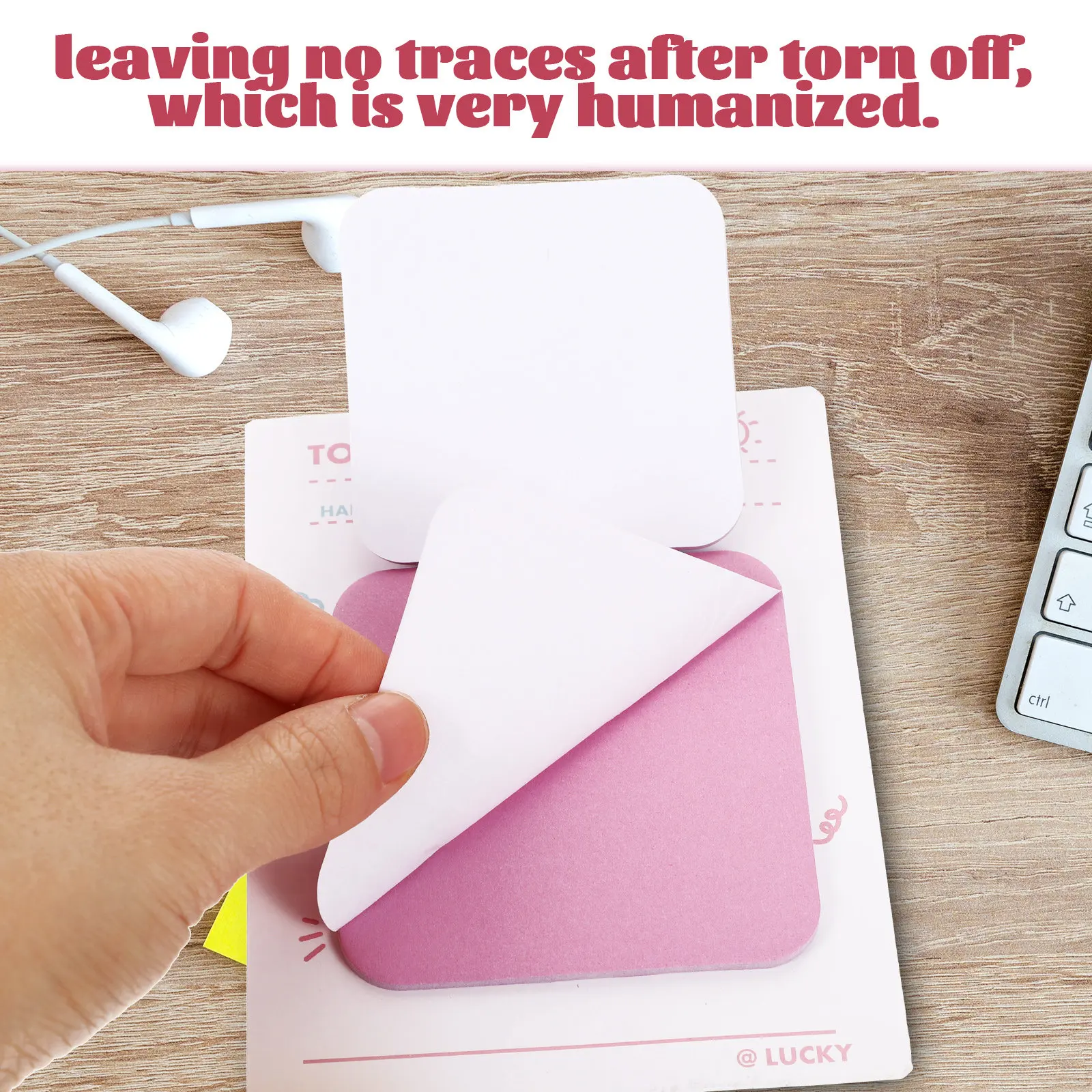 4 pcs Adhesive Notes Memo Pads Office School Sticky Halloween Christmas New Year Desk Memo Pad Desktop Stationery Set Book