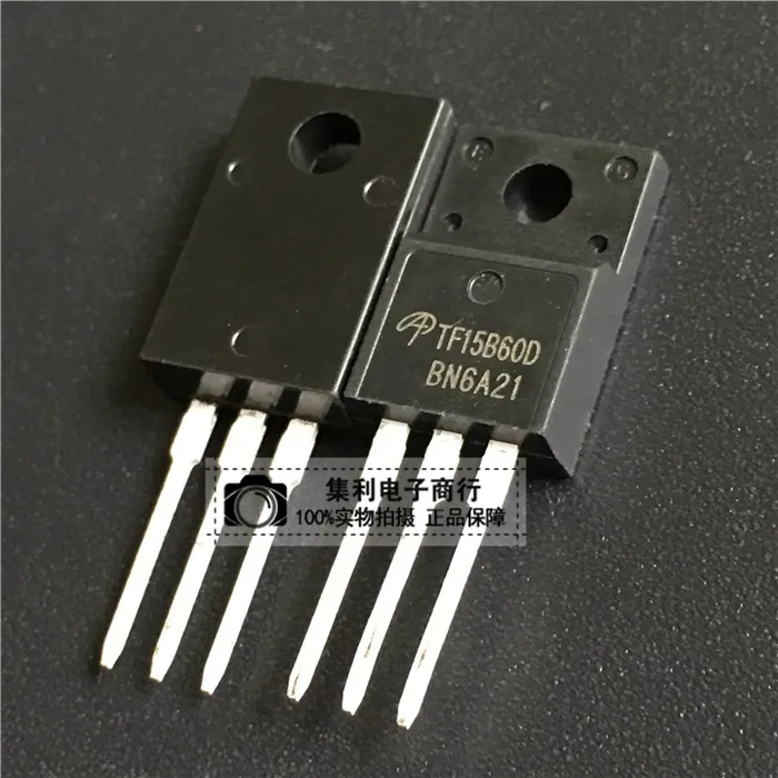 10PCS/Lot AOTF15B60D TF15B60D     TO-220F New And Imported Orginial Fast Shipping In Stock