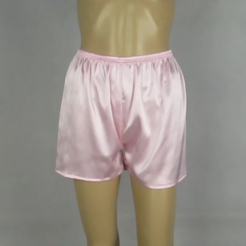 

Женские шелковые атласные пижамы, короткое нижнее белье, мягкие гладкие непринужденные домашние шорты для отдыха на лето, удобная женская одежда для сна