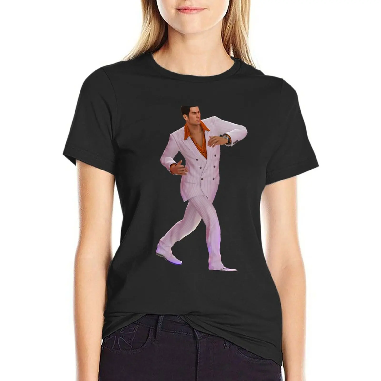 Dancing Kiryu T-Shirt plus size tops vintage clothes tshirts for Women