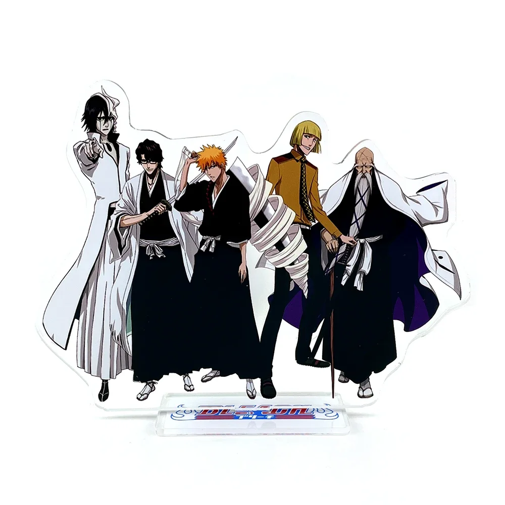 Ichigo Ulquiorra Aizen Shinji Hirako Yamamoto acrylic standee figurines desk decoration cake topper