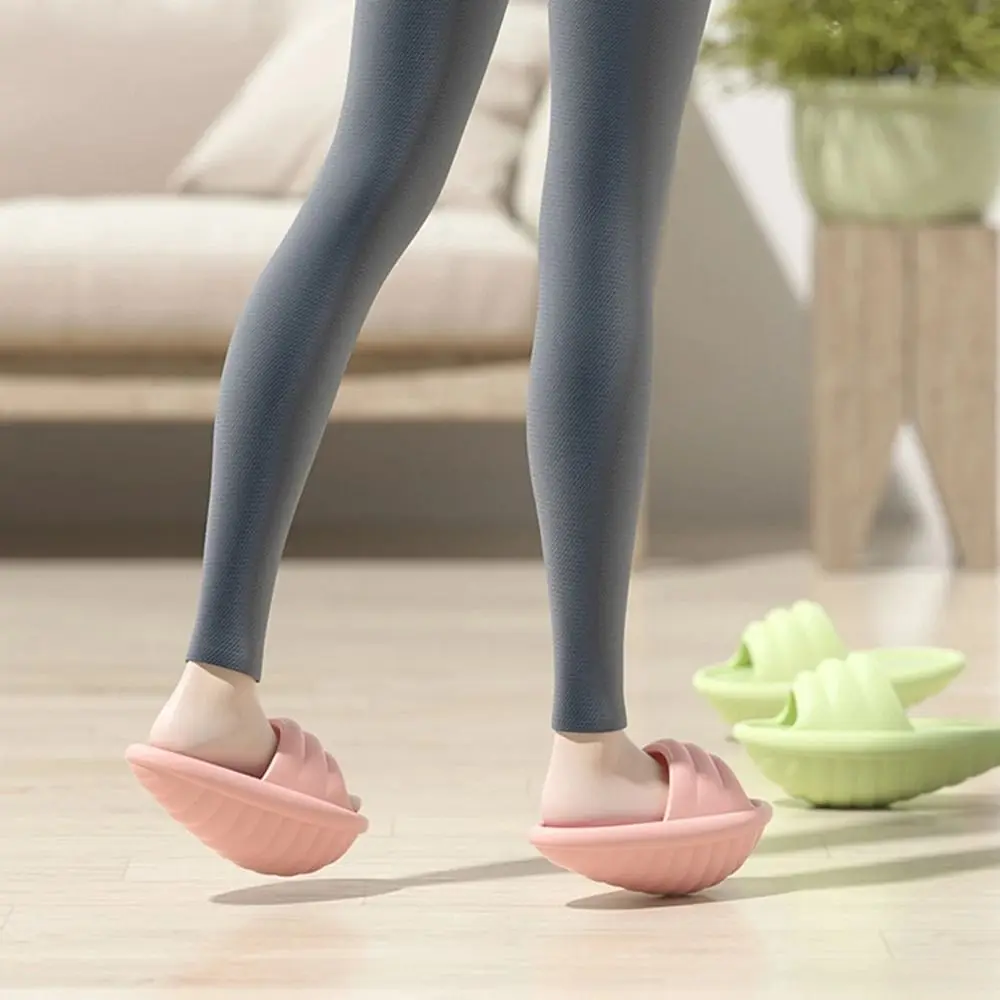 Reliable Swing Body-shaping Shoes Anti-scratch Breathable Massage Rocking Shoes Conch Shape Slim Legs Home Balance Slippers