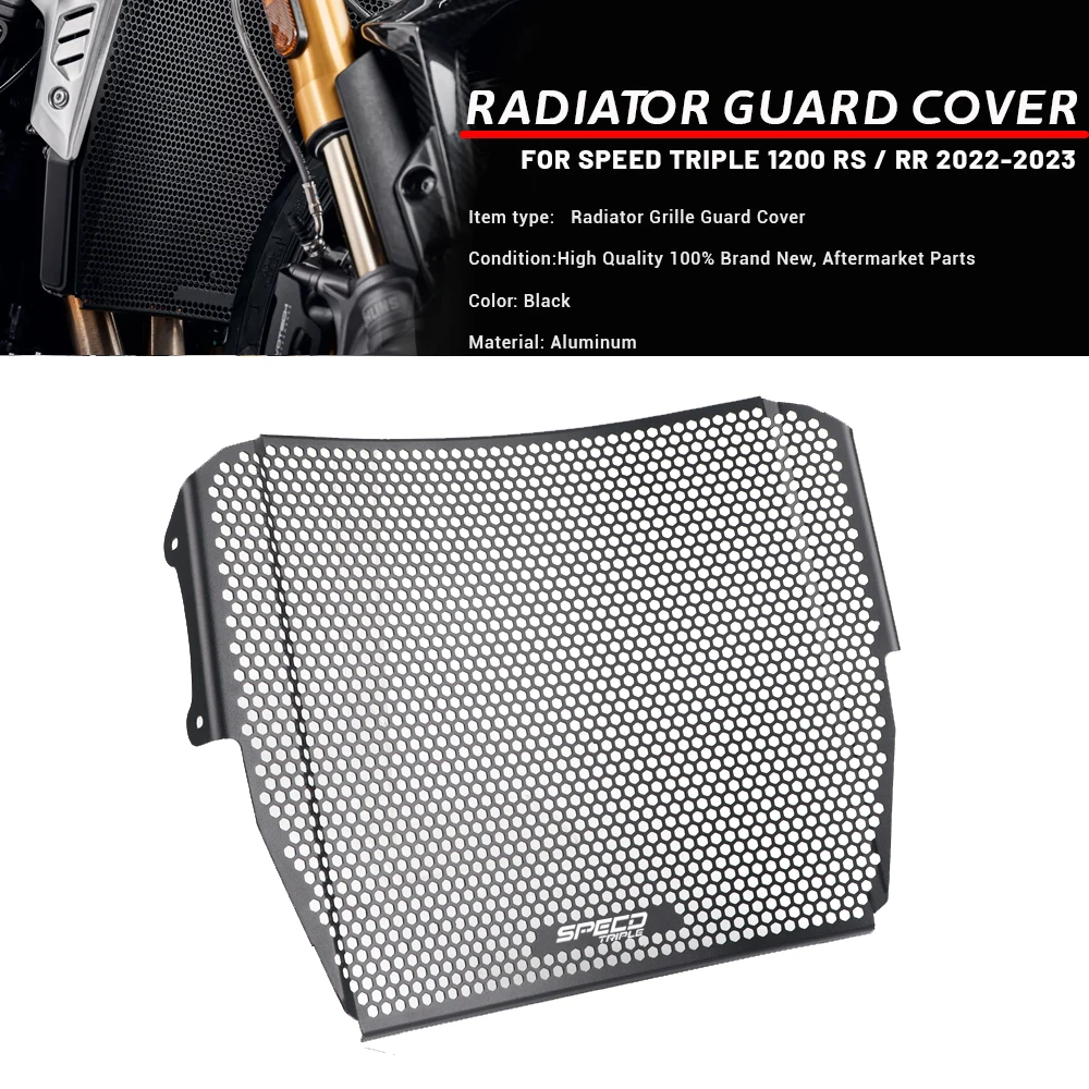 

For Speed Triple 1200 RS Speed Triple 1200 RR 2021-2023 Motorcycle Radiator Guard Protector Grille Cover Water Tank Protection