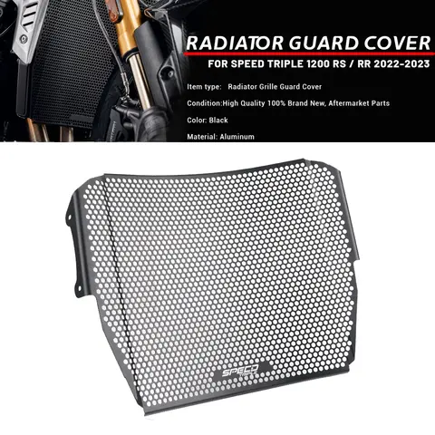 För Speed Triple 1200 RS Speed Triple 1200 RR 2021-2023 Motorcykel Kylarskydd Grillskydd Vattentankskydd 8 best sales Speed Triple RS - №2