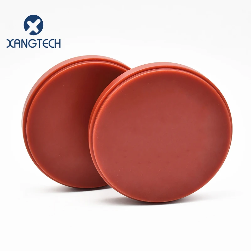 XANGTECH 2 шт./коробка Восковые Блоки резьба коричневый воск чистый 98X(10-25) мм для стоматологической лаборатории