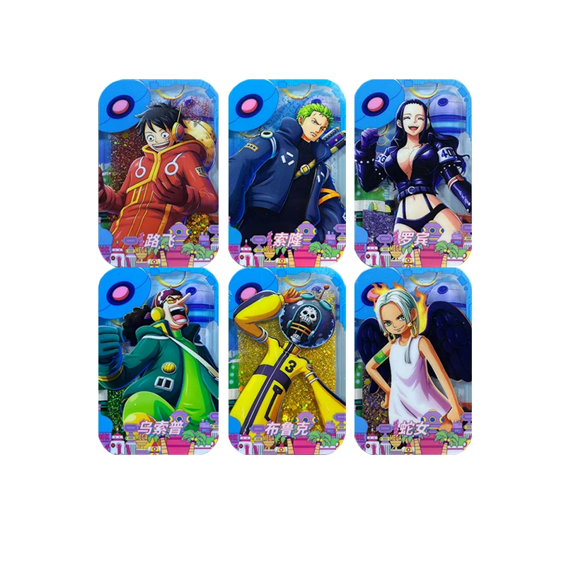 Anime japonais une pièce singe D. Luffy Roronoa Zoro Nico Robin Usopp cartes à collectionner cadeau d'anniversaire de noël jouets pour enfants
