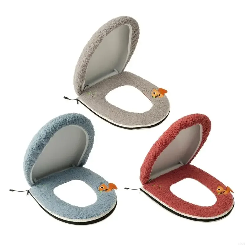 USB Heated Toilet Cover, Soft Cover Finish, 3 Heat Modes for Cold Winter Bathroom Seating Comfort Daily Use Y5GB