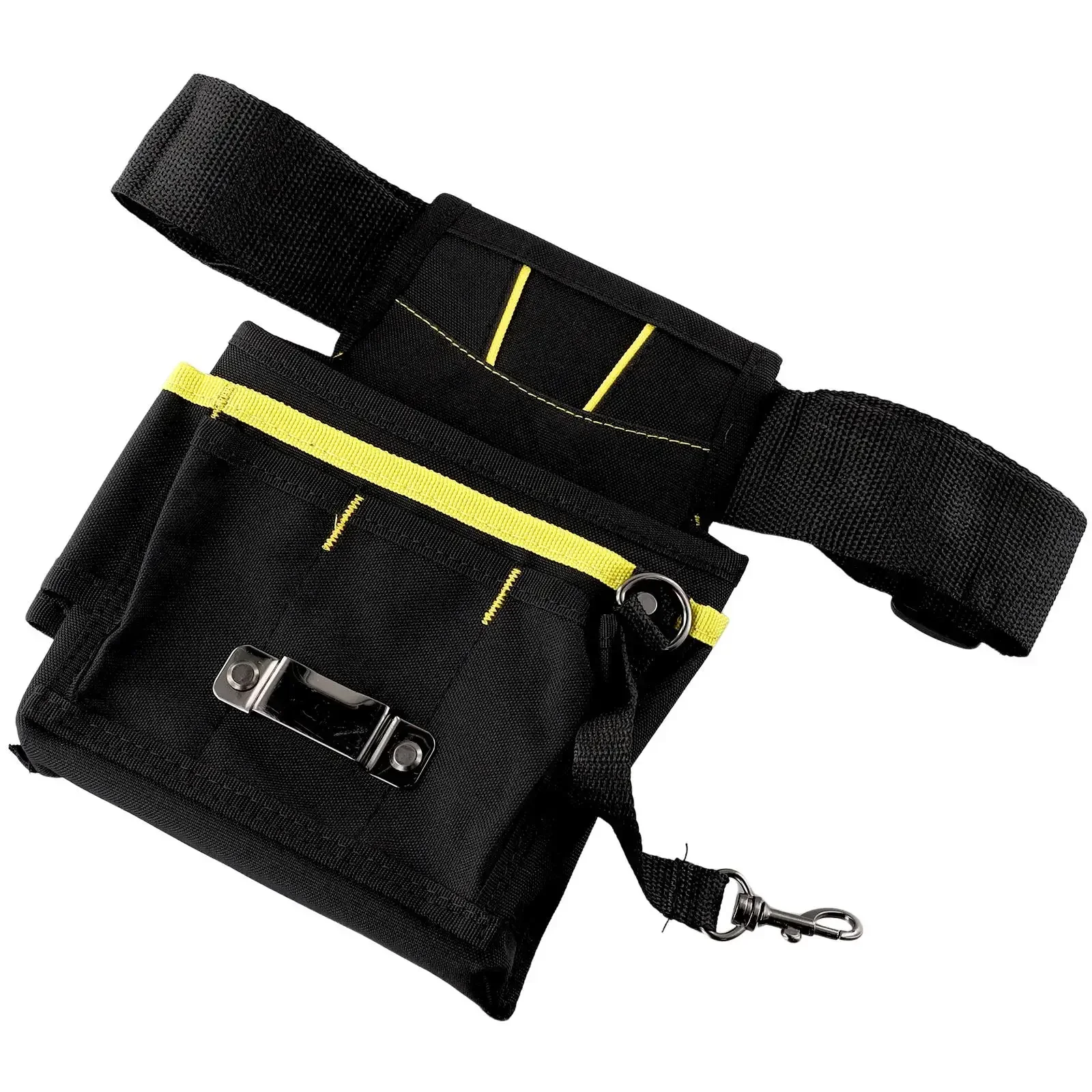 

Waist Storage Tool Bag With Pockets 24*17*4cm 600D Oxford Fabric Belt Tool Black Holder Kits Pouch Useful Brand New