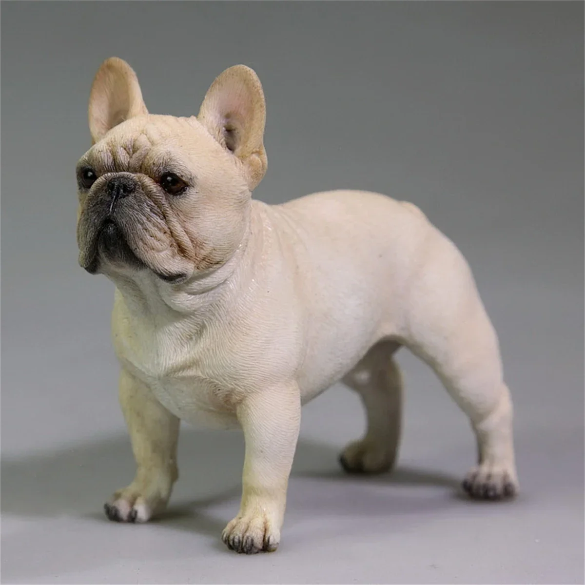 Mr.Z Studio 1:6 Stand French Bulldog Bull Dog Pet Figure Animal Toy Collector Decor Gift Play Home Furnishing Small Ornaments