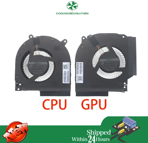 Imagen 2 del producto Ventilador de refrigeración GPU para CPU de ordenador portátil MG75091V1-C180-S9A MG75091V1-C190-S9A DC12V 9,60 W para HP por Gaming VICTUS 16-R TPN-C169 N44738-001