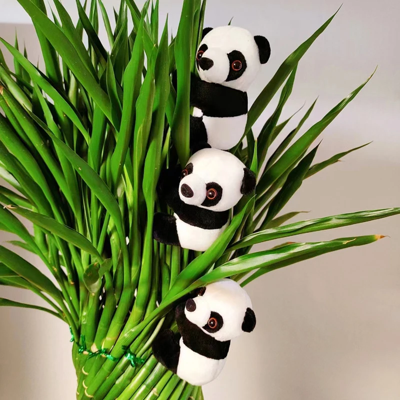 

Xm 1pc Soft Animal Panda Clip Hugging Curtain Clip Doll Toy Kawaii Panda Plush Doll Toy