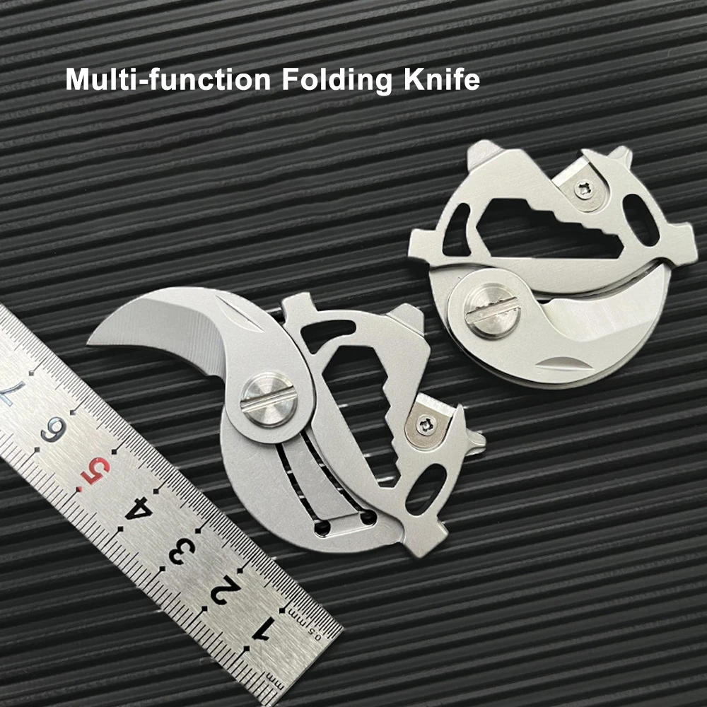 Multipurpose Folding Knife Multifunctional EDC Pocket Knife Outdoor Combination Tool Portable Camping Gear Self-defense Gadgets