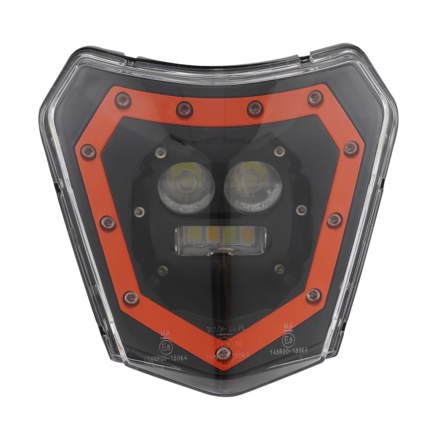 Universal LED Square Headlamp Assembly Fairing