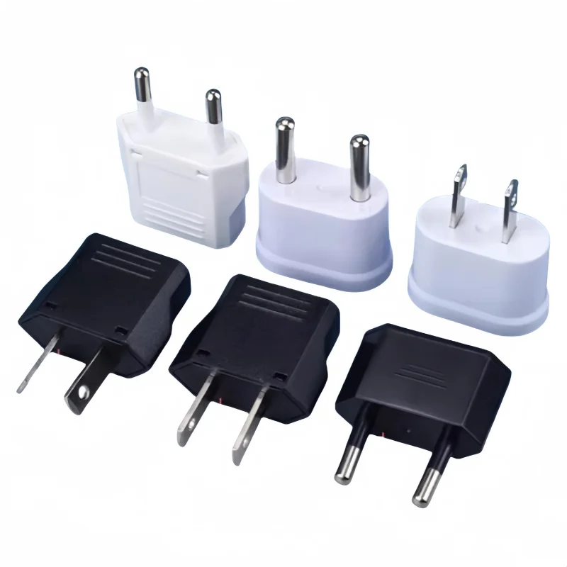 EU Plug Adapter US to EU Plug Adapter CN to EU Travel Adapter Electric KR Euro Plug Converter Power Sockets AC Outlet