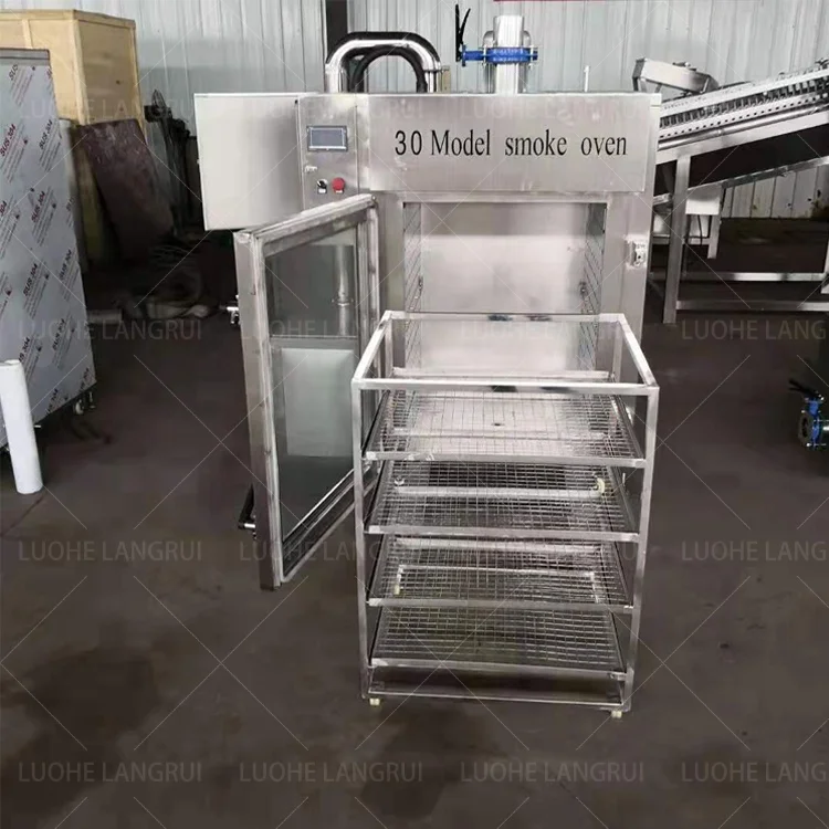 التجارية متعددة الوظائف لحوم البقر الأسماك بيت الدخان/فرن الدخان/آلة المدخن السجق آلة التدخين لمطعم الأسماك واللحوم