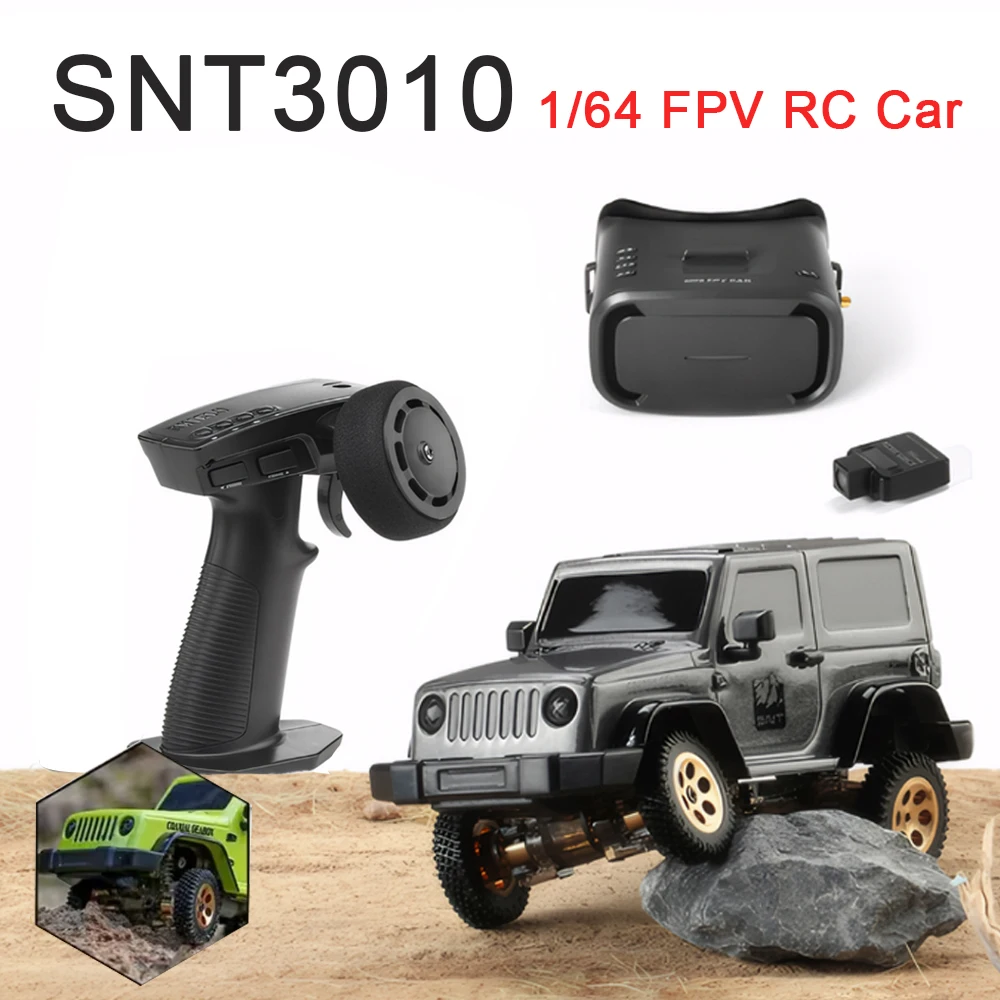 

SNICLO SNT3010 1/64 RC Car MINI First Perspective FPV RTR Remote Control Car Racing Cool Wrangler Custom Adults Childrens Toys