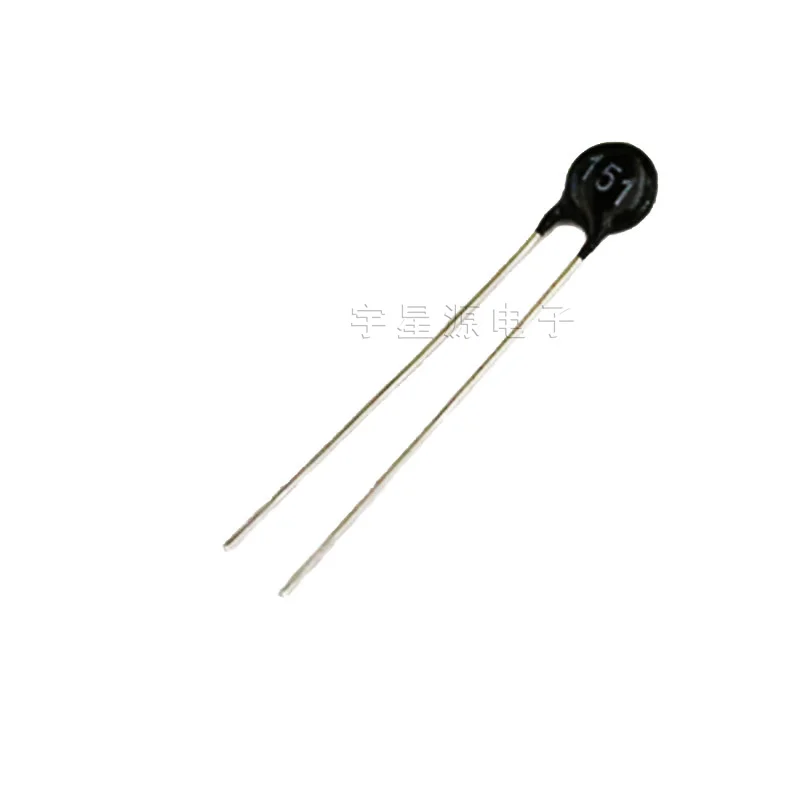 100Pcs/NTC thermistor MF11-151 (150R) black round head 5MM negative temperature