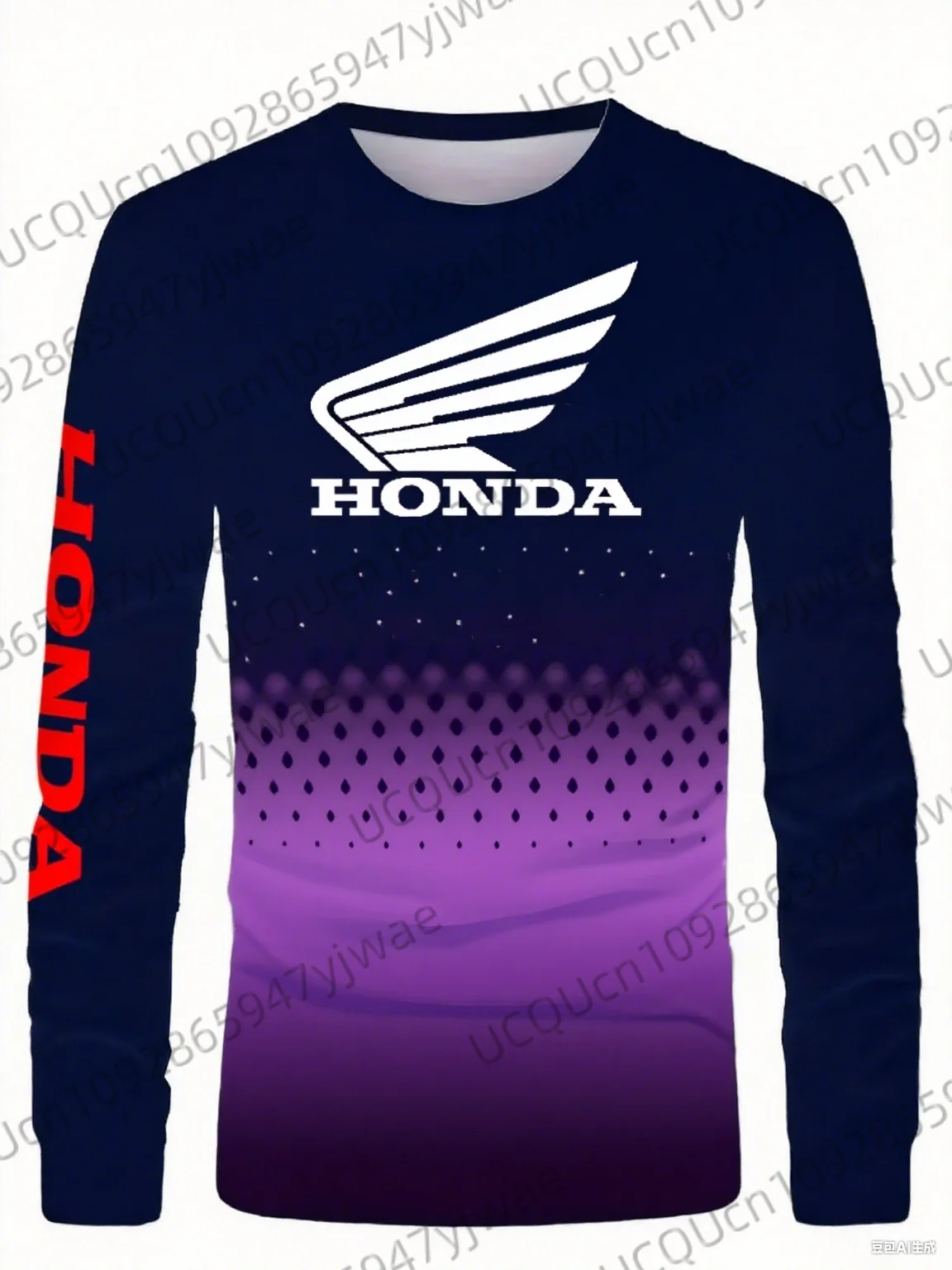

Long Sleeve Honda Motorcycle Jersey For Racing And Riding T-Shirt Quick Dry Breathable Gear Off Road Dirt Bike Mountain Tops