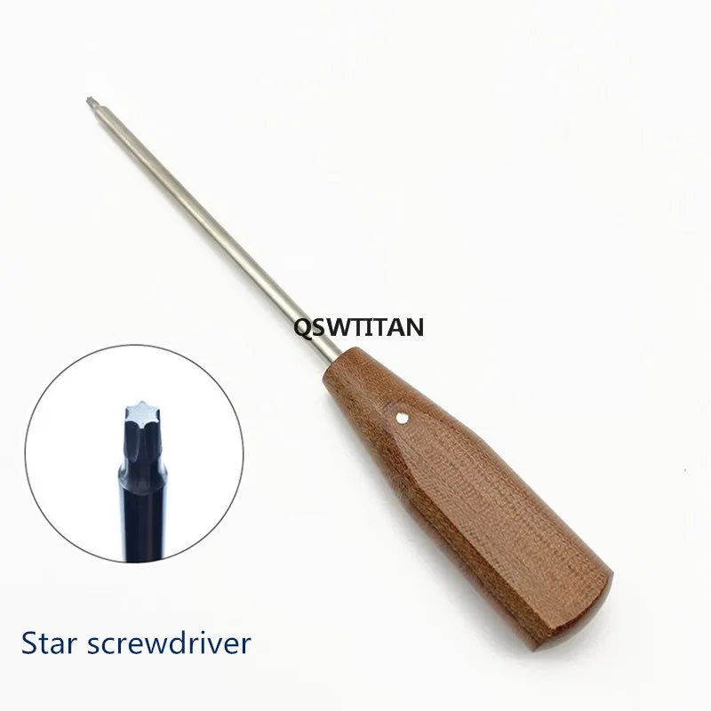 9pcs/set Bone Screw Driver 2.0mm-5.0mm star Bone ScrewDriver Veterinary orthopedics Instruments