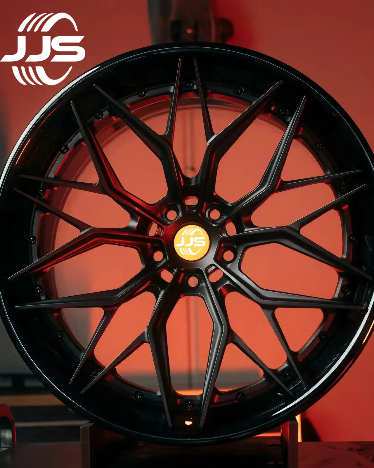 18-24 Inch Rivet Lip Design Deep Dish Five Spoke Forged Wheels Stylish Passenger Car Custom Hub Parts
