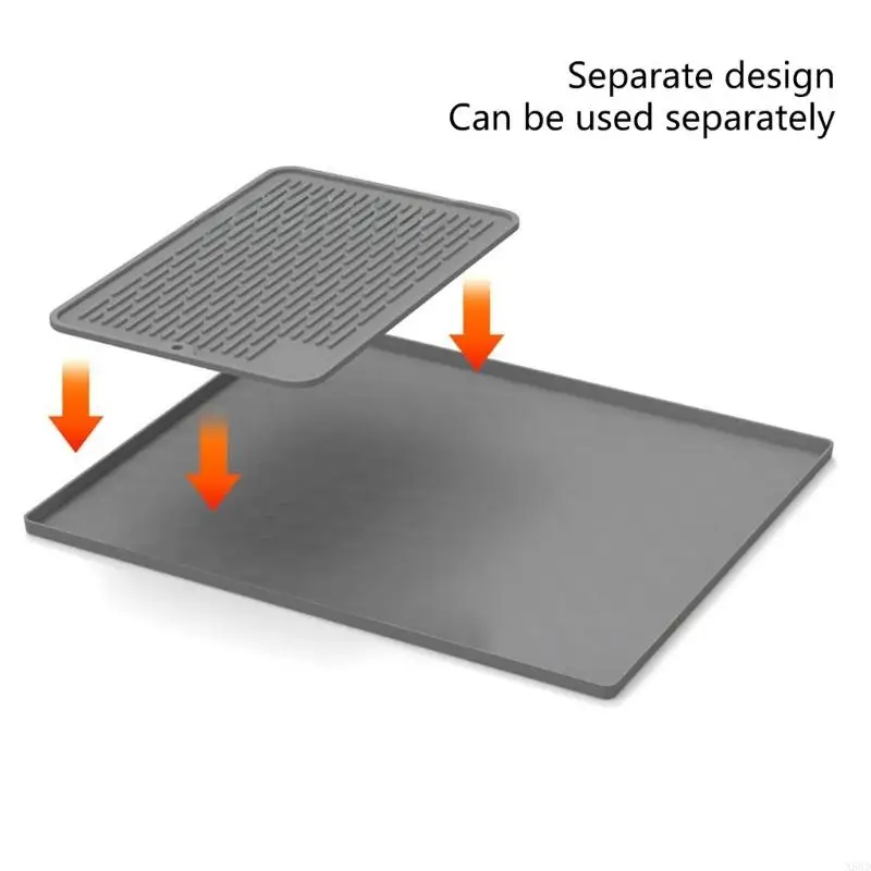 Heatproof Silicone Tray Replacement For NC700/NC701/NC301/NC300/NC5010 Ice Cream Maker Drainage Multipurpose Use N58D