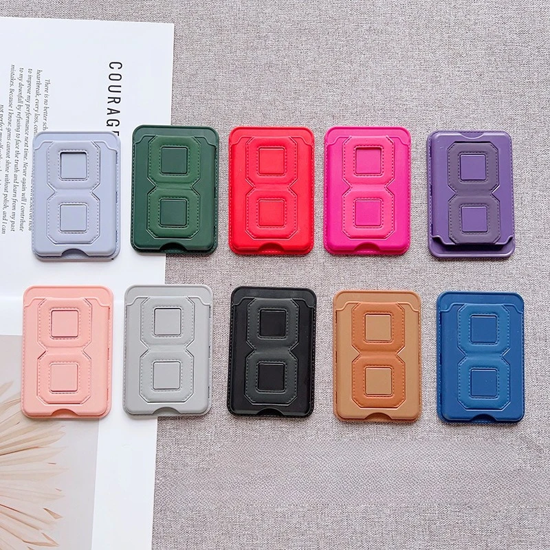 

Держатель магнитной карты для сотового телефона, невидимый кронштейн, задняя наклейка, держатель для карт, настольная подставка для мобильного телефона, универсальный держатель для мобильных карт